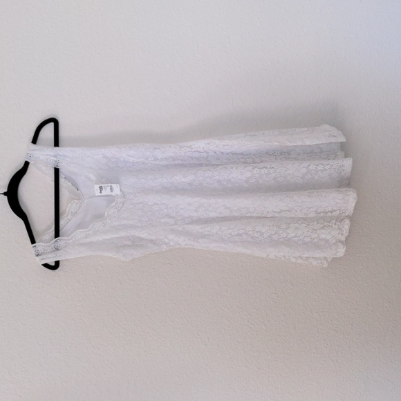 NWT Charlotte Russe white lace A line dress - Picture 1 of 3